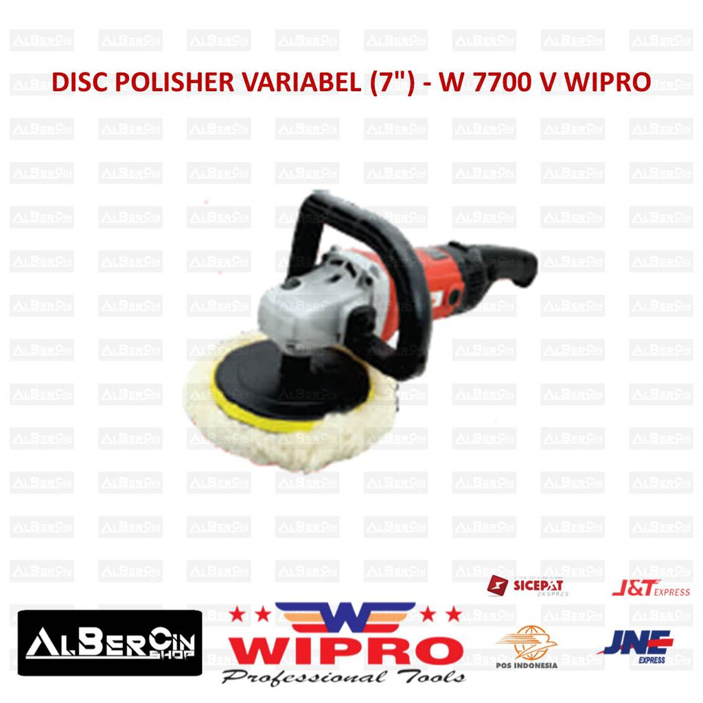 Jual Mesin Poles Mobil Disc Polisher Variable Speed Inch Wipro W