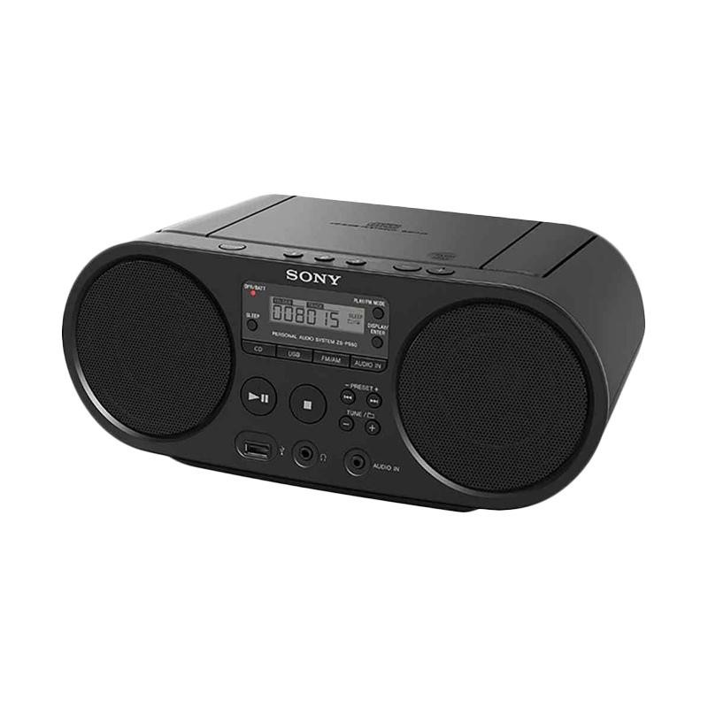 SONY ZS-PS50 CD Boombox with USB Playback - Hitam Garansi resmi