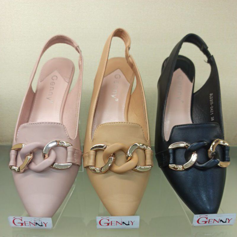 sandal sepatu genny flet
