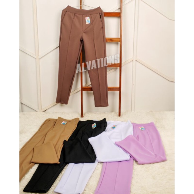 ALVATIONS Celana Scuba Baggy Pants