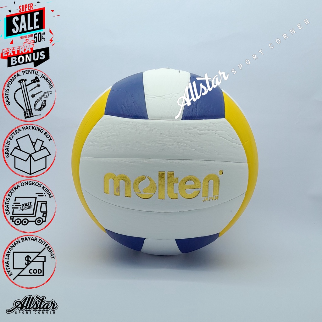 Bola Voli Volly Voly molten soft touch size 5