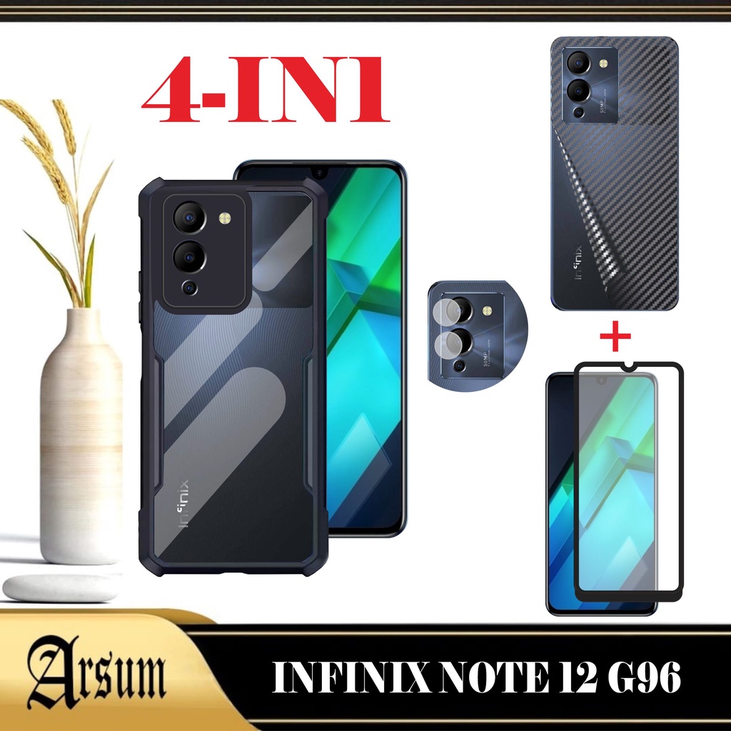 PROMO Case INFINIX HOT 12 PLAY , INFINIX HOT 12 PLAY NFC , INFINIX NOTE 12 G96 Transparan Softcase C