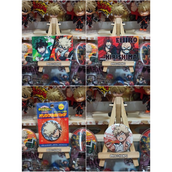 Official Merchandiae BNHA Bakugo Katsuki Izuku Midoriya Kirishima Eijiro My Boku No Hero Academia Me