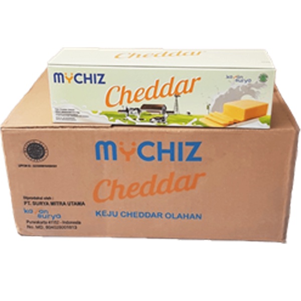 

Keju Cheddar MyChiz Carton 8x2Kg