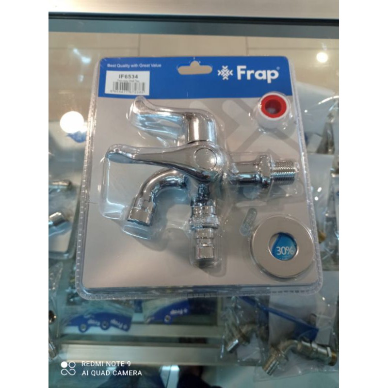 Kran Air Two - Way Tap Merk FRAP Type IF6534 ukuran 1/2 inch