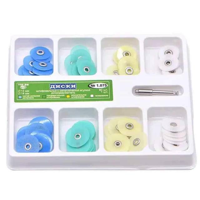 SET 80Pics DENTAL COMPOSITE POLISHING 12mm 14mm MANDREL POLES KOMPOSIT KIT SOFLEX // Mandrill Mandrills Mandril Sof Lex Komposite Bur Untuk Gigi Palsu Dan Veneer / Cakram Amplas