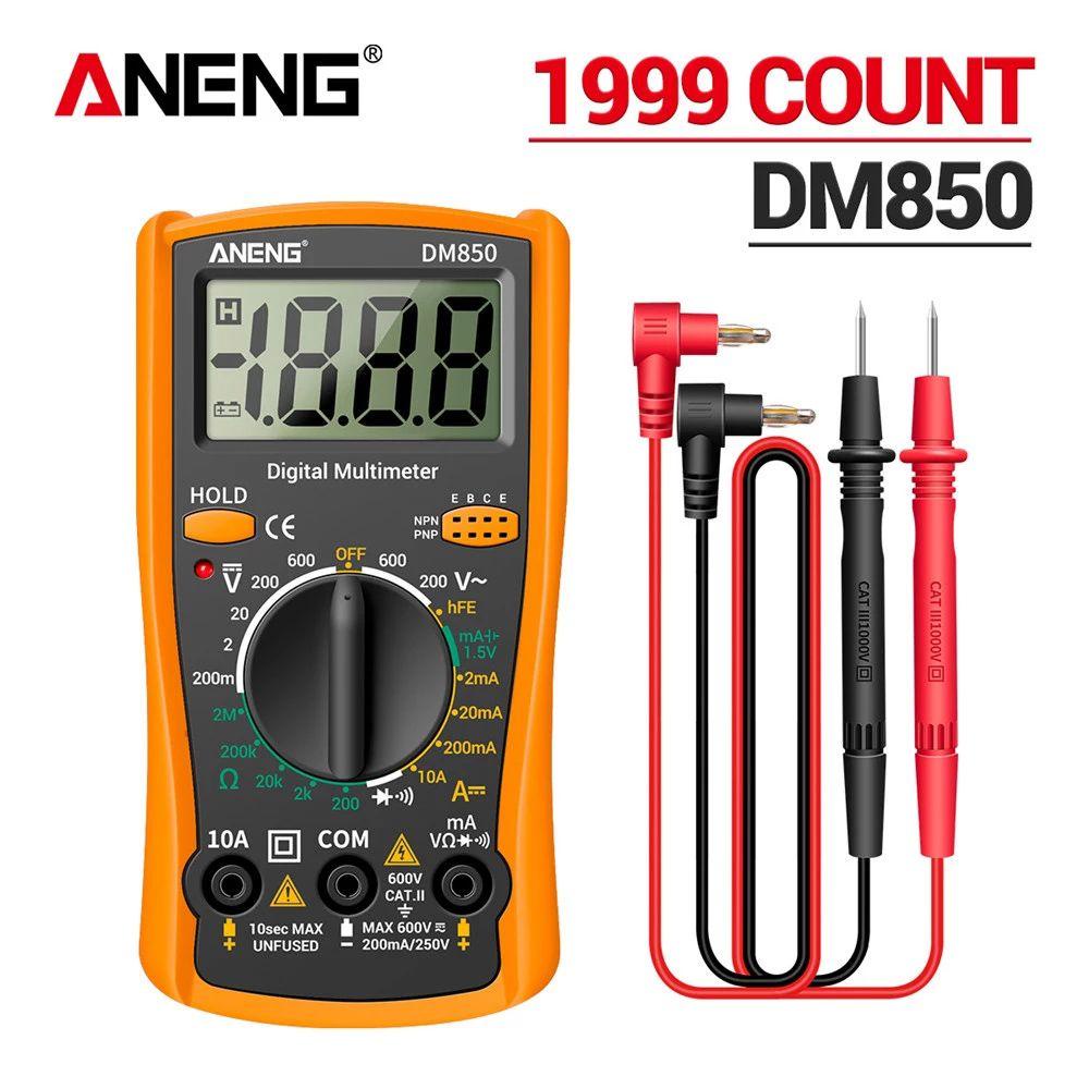 TOP Digital Smart Multimeter Multifungsi Presisi Tinggi True RMS Digital Profesional Meter