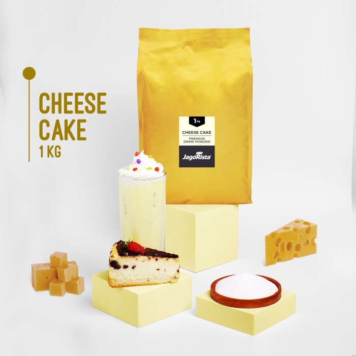 

DISKON - (BISA COD) Jagorista Cheese Cake 1 Kg Bubuk Minuman / Premium Bubble Drink Powder