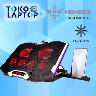 NYK Nemesis X5 / X-5 Kingfisher Cooling Pad Cooler Pad Gaming RGB