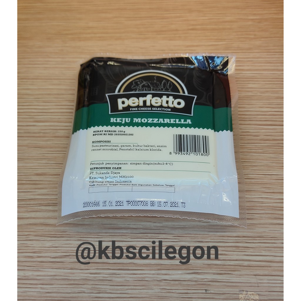 

Perfetto Keju Moza Kemasan 250gr