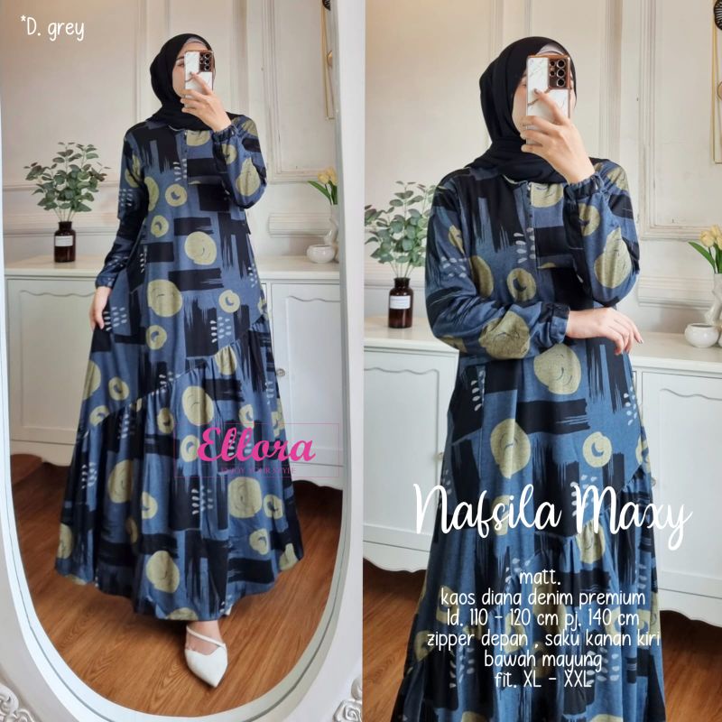Nafsila Maxy gamis by Ellora