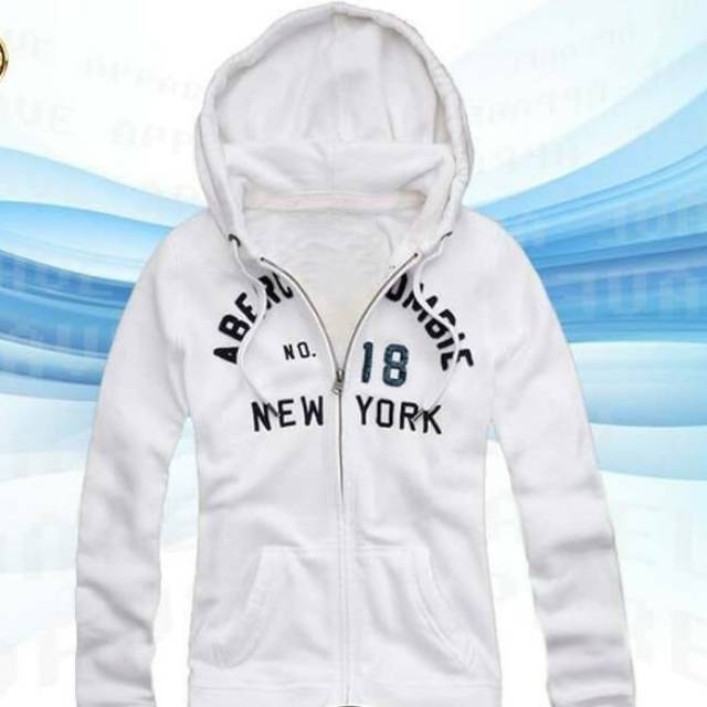 Jaket Hoodie Sweater Zipper ABERCROMBIE NEW YORK