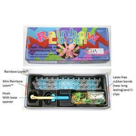 RAINBOW LOOM (CHOON'S DESIGN) Band DIY Starter Kit (&quot;TANPA KOTAK&quot;)