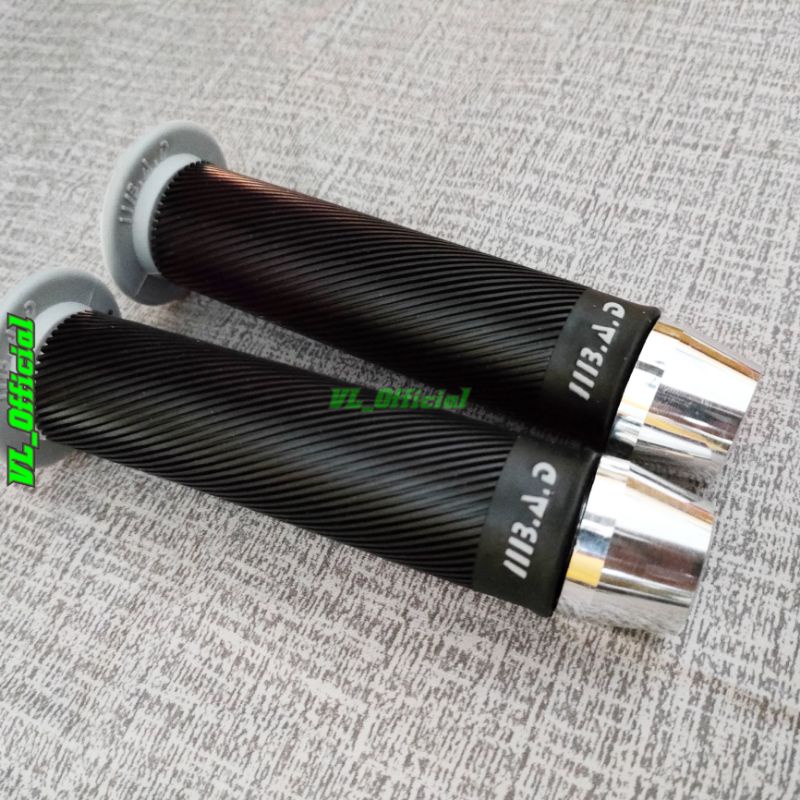 handgrip sarung gas ibad + jalu stang chrome model pcx universal motor grip ibad Thailand plus bandul jalu beat mio vario genio Scoopy fazzio ktc rcb domino