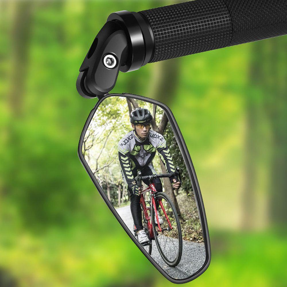 Lanfy Spion Sepeda Universal 1PC Bicycle Sight Reflector Pengganti Jangkauan Luas Yang Dapat Disesuaikan Kiri Kanan Mount Kaca Spion