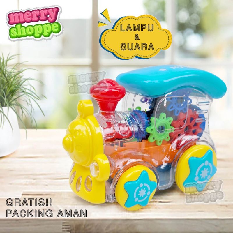 Mainan Kereta Thomas Lampu 3D Thomas Light Train