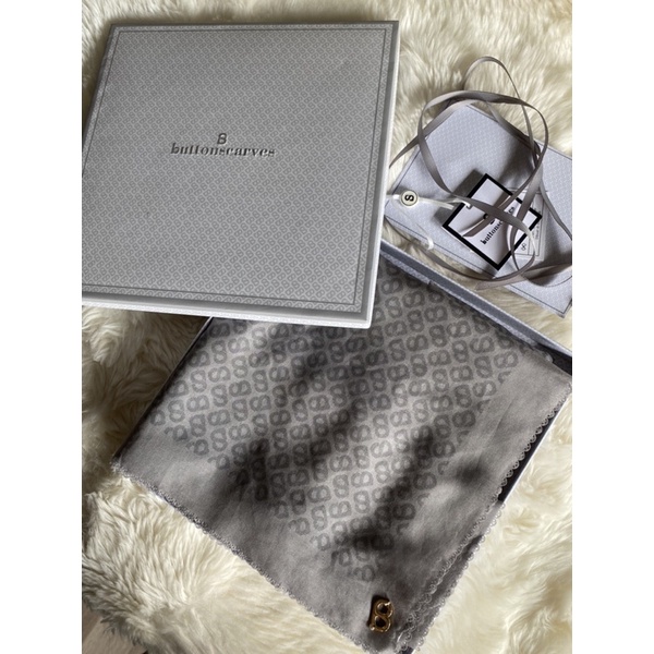 tapis buttonscarves warna fossil prewash only