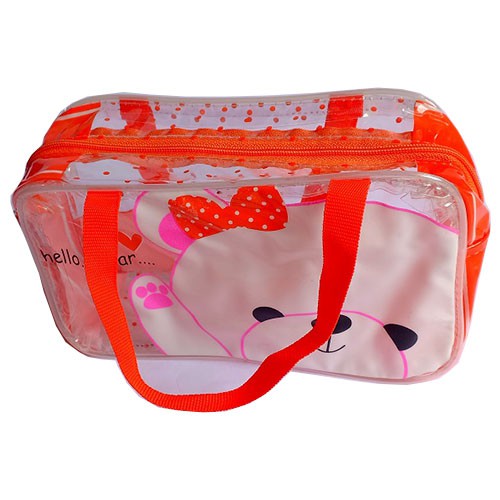 Dompet kosmetik Uang Alat Tulis | Tas Make up serbaguna Plastik Bening PVC
