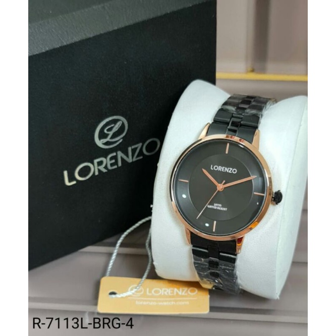 Jam tangan Lorenzo 7113 Tali rantai Original Wanita