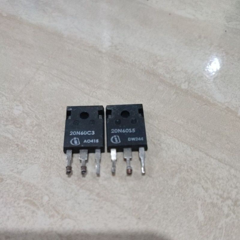 Mosfet 20N60C3 Original N-Channel 20A 600v Cabutan