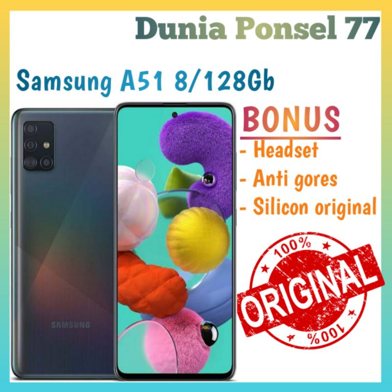 Samsung A51 6/128GB baru garansi resmi SEIN