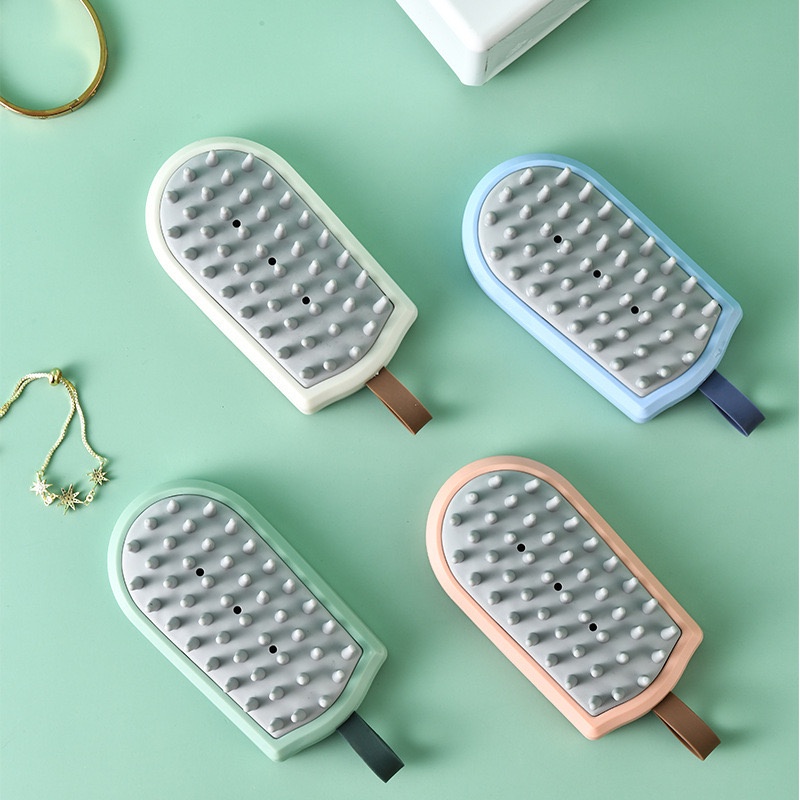 UNNISO - Sisir Keramas Silicone Massage Brush SK05