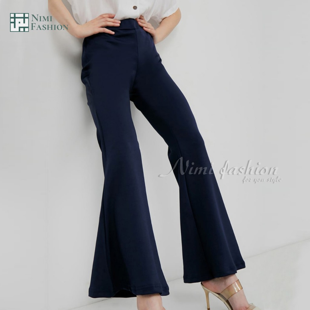 Cutbray Scuba Premium Celana Cutbray Palazzo Wanita Bawahan Highwaist Casual Cutbray Office Pants