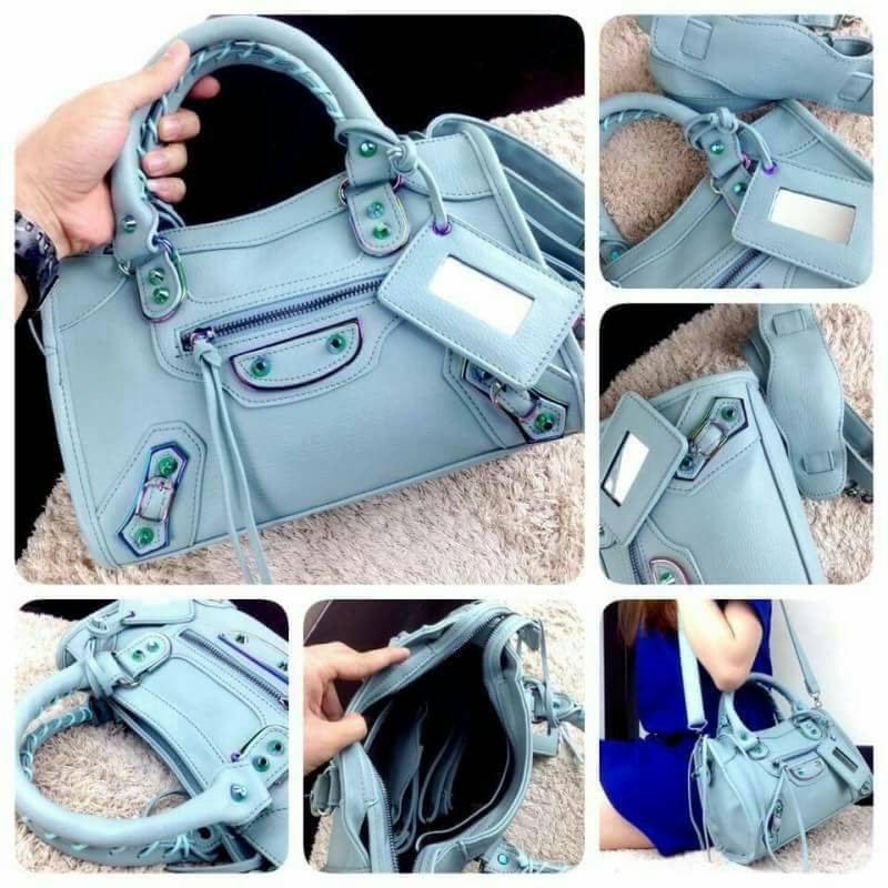 TAS BALENCIAGA EDGE RAINBOW HARDWARE MEDIUM