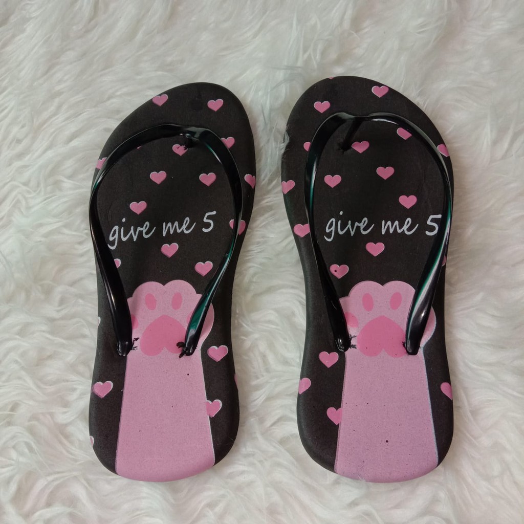 NunuLisaTan - Cod Jakarta Sandal Murah Wanita Sendal Spon TATAK KAKI