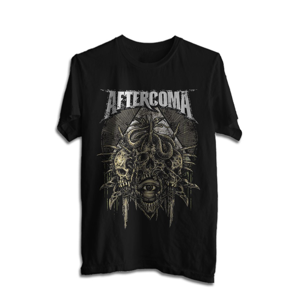 KAOS BAND AFTERCOMA TSHIRT MUSIK ROCK AFTERCOMA 1