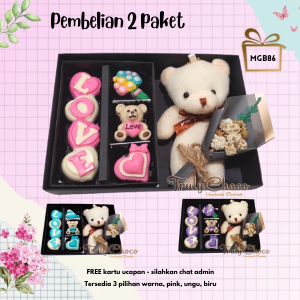 

Trulychoco - Mini Kado Cokelat dan boneka gantungan tas