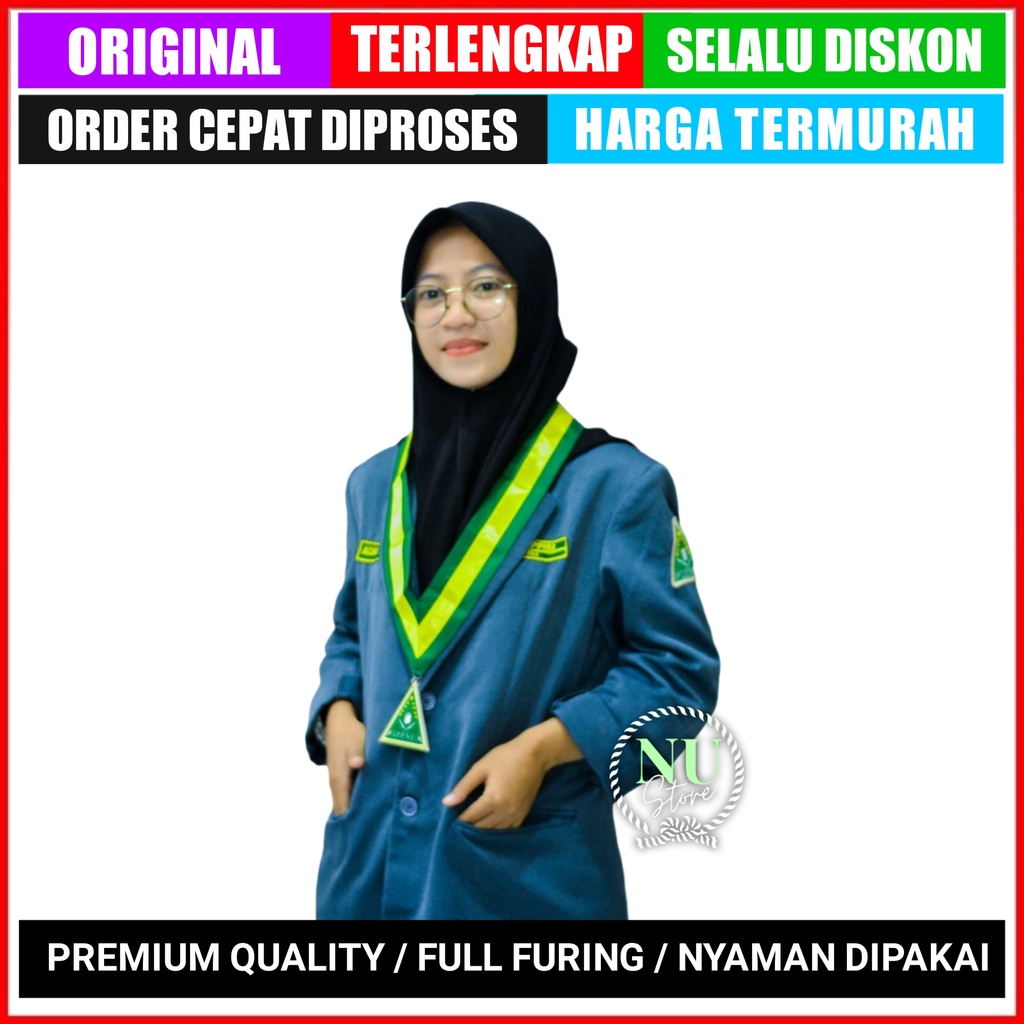 Jas IPPNU / Jas IPNU IPPNU Full / Jas IPNU IPPNU /  Jas IPPNU Bordir Nama Bordir Logo Dan Nama / Jas