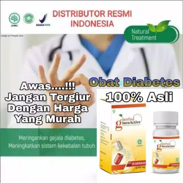 

GLUCOACTIVE Asli Herbal Glucoavtive Obat Diabetes Kencing Manis Asli Original