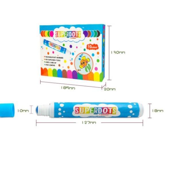 

Klik Beli Edufuntoys - SUPERDOTS MARKER/ dot marker/superdots dot painting marker spidol bulat^^