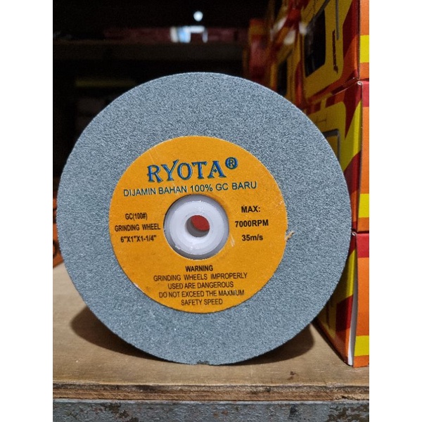 batu gerinda duduk hijau 6" murah