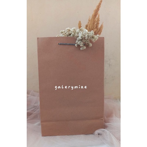 

paper bag polos coklat / paper bag craft