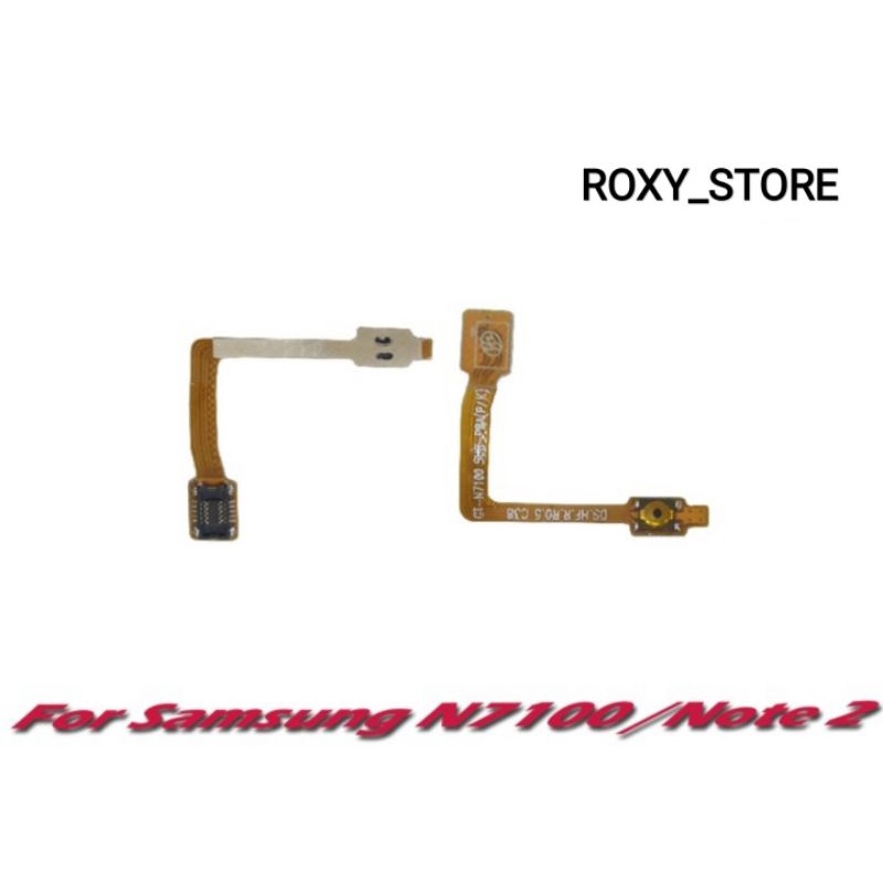 Flexible Flexibel Power On Off Samsung Galaxy Note 2 / N7100