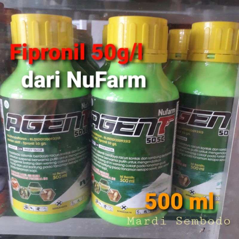 Insektisida AGENT 50 SC Fipronil 50 g/l serupa Regent cair kemasan 500 ml