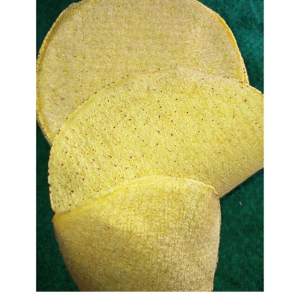 

Yellow Corn Tortilla Frozen (Kulit Nachos), 100% Jagung 6 inc