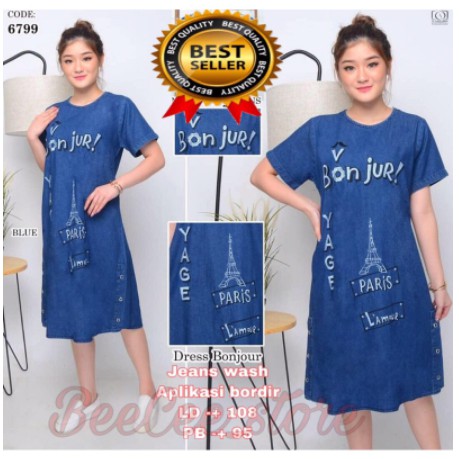 Bonjur dress jeans aplikasi bordir . dress jeans . casual dress jeans