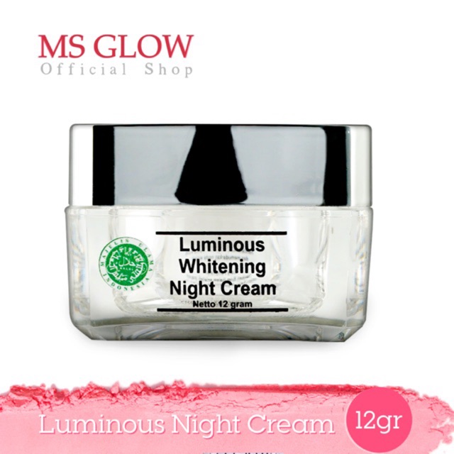 

MS glow Luminous night cream #msglow skincare