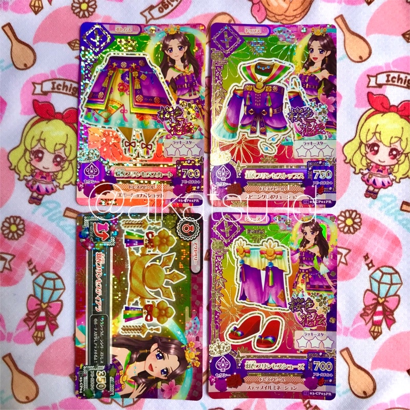 Kartu Aikatsu Jepang Premium Hagoromo Princess Set