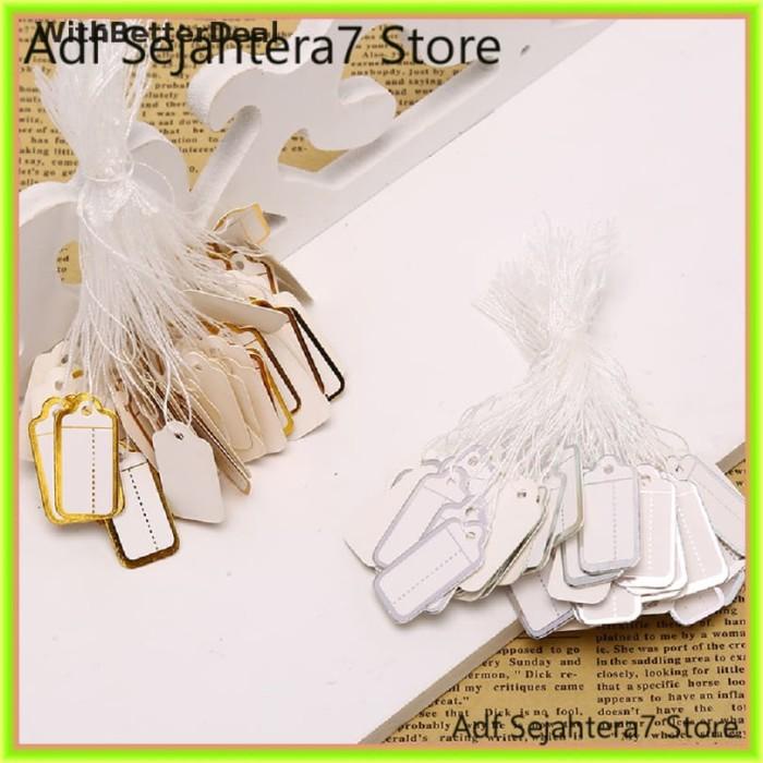

Paper | [Ds] 200Pcs Tag Label Harga Bentuk Persegi Panjang Untuk Perhiasan