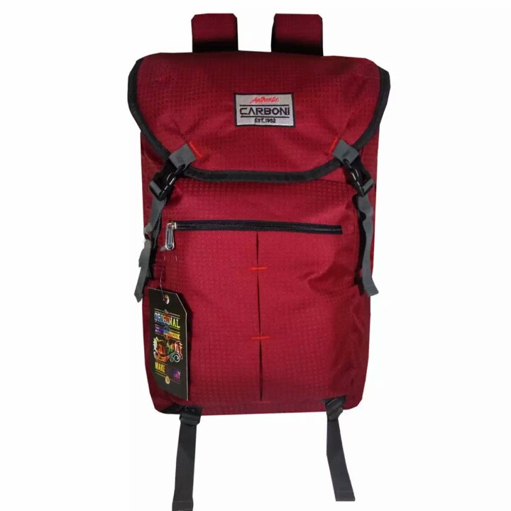 Carboni RA00059 Tas Ransel Pria Tas Fashion Pria Tas Punggung Backpack Original - Red