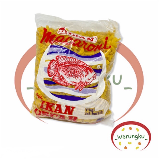 Makaroni Cap Ikan Oscar Makaroni 1kg