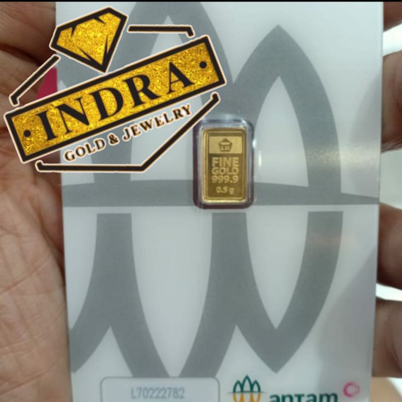 EMAS ANTAM LM Logam Mulia 0.5 Gr / 0.5 Gram / 0.5g REINVENTED