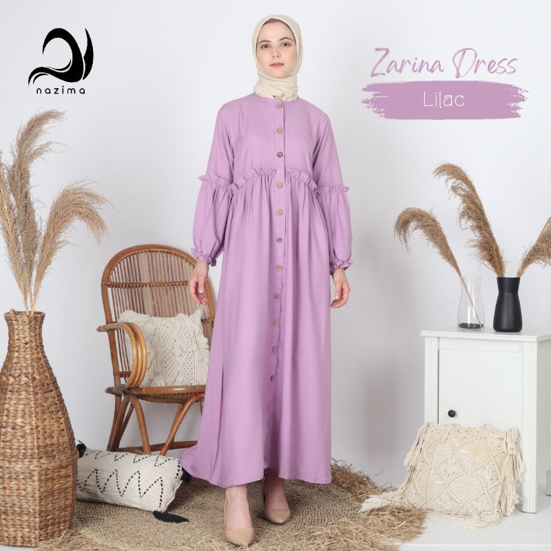 Nazima Gamis Dewasa Zarina Dress-Lilac