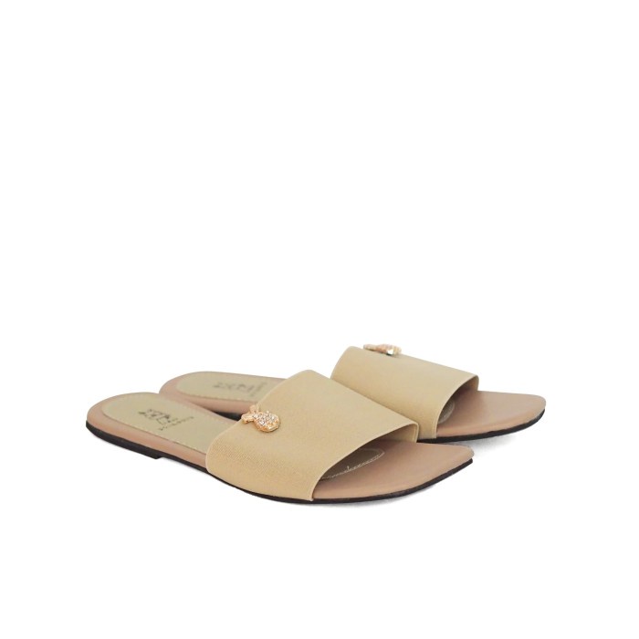 Sandal Wanita - Polla Polly - Danya Khaki - 36