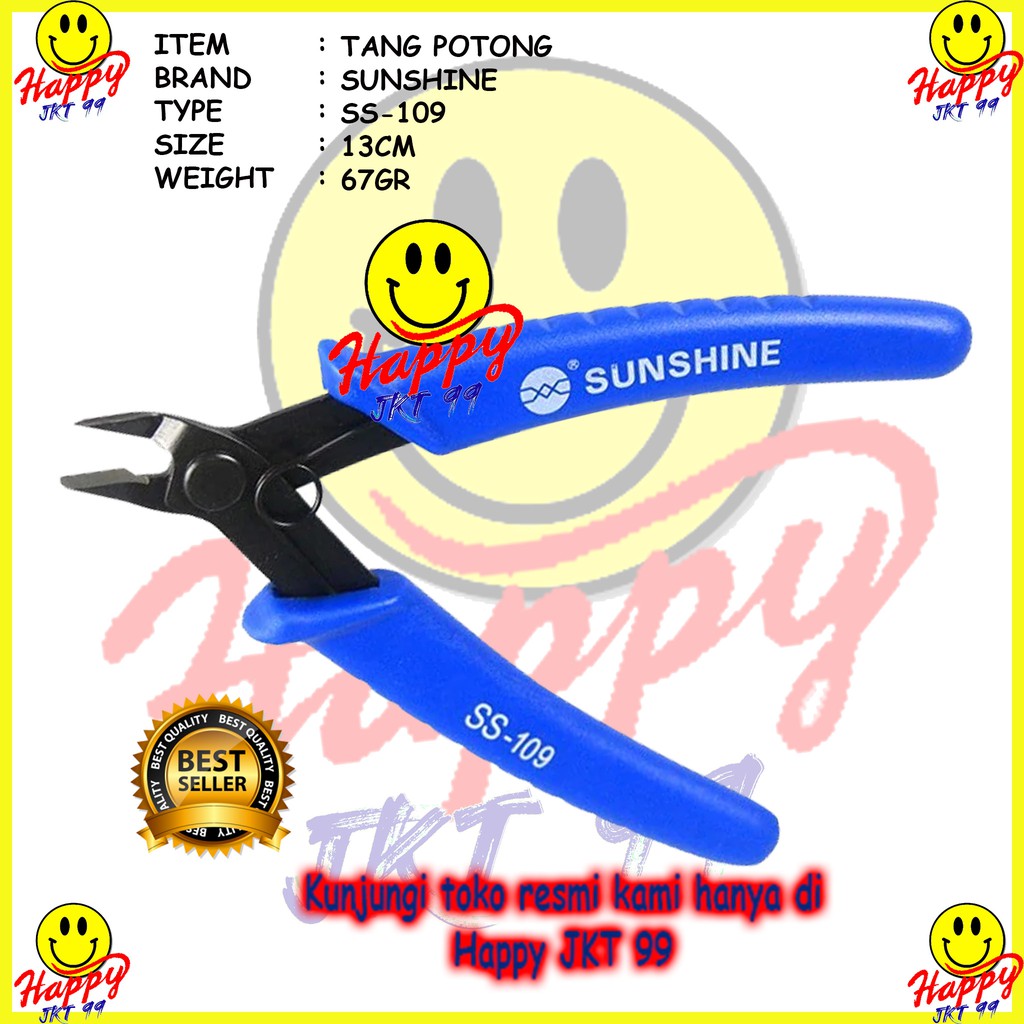 [ HAPPY JKT 99 ] TANG POTONG COIL SUNSHINE SS-109 SS109 SS 109 BISA BUAT VAPE BAGUS KUAT ORIGINAL