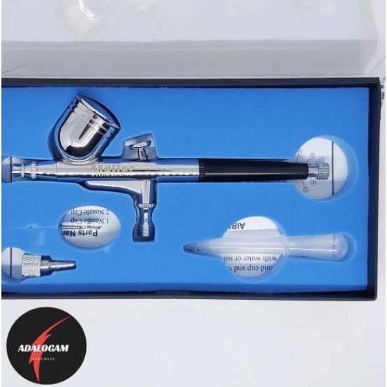 

►m-55 Air Brush Kit Pen Paint Spray Gun Spet Lukis 7cc ABS130 Airbrush ^